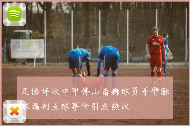 足协评议中甲佛山南狮球员手臂触球漏判点球事件引发热议